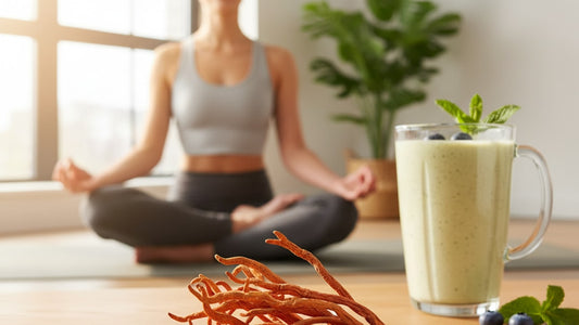 Blog Post: is cordyceps mushroom psychedelic - Professional illustration