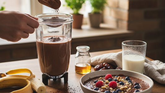 Blog Post: is raw cacao fattening - Professional illustration