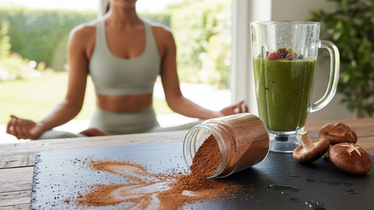 Blog Post: can mushroom powder make you sick - Professional illustration