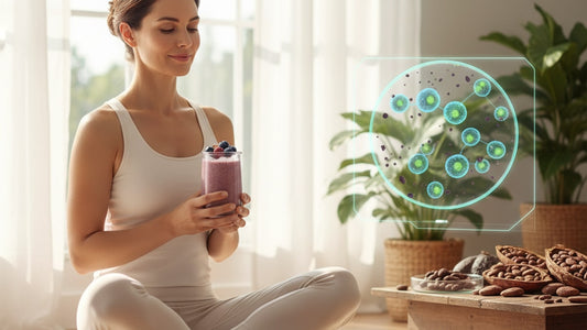 Blog Post: does cacao increase stem cells - Professional illustration