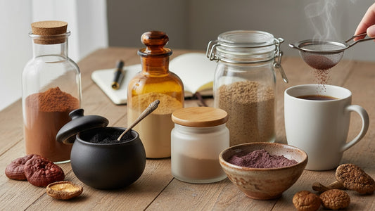 Blog Post: which mushroom powder is best - Professional illustration