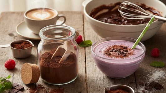 Blog Post: where to buy cacao powder - Professional illustration