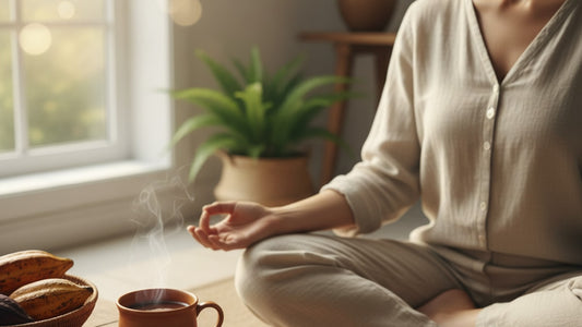 Blog Post: is cacao good for high blood pressure - Professional illustration