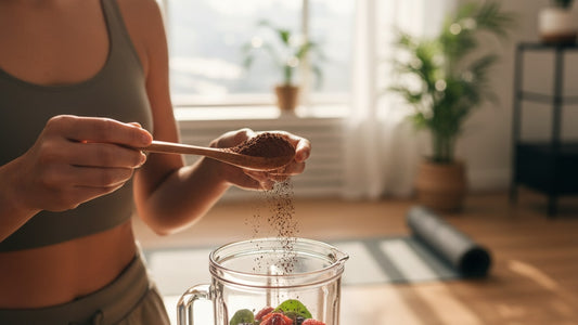 Blog Post: how much cacao powder per day - Professional illustration