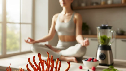 Blog Post: how does cordyceps work - Professional illustration