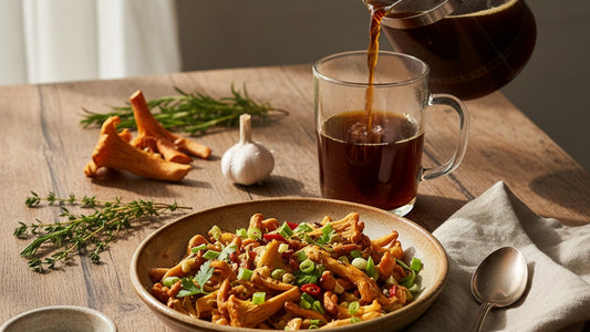 Blog Post: how to cook cordyceps - Professional illustration