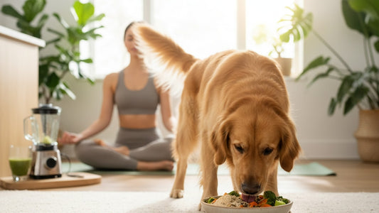 Blog Post: is mushroom powder good for dogs - Professional illustration