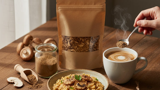 Blog Post: how long does mushroom powder last - Professional illustration