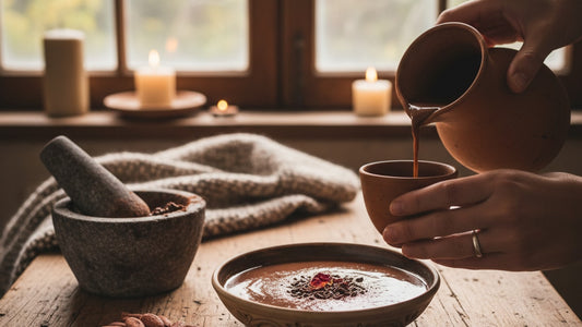 Blog Post: what is ceremonial grade cacao - Professional illustration