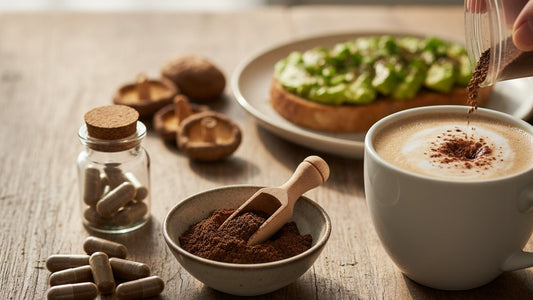 Blog Post: what is mushroom powder - Professional illustration