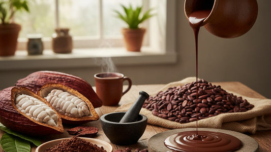 Blog Post: how to process cacao beans - Professional illustration