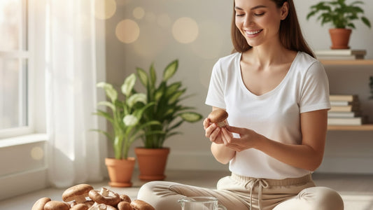 Blog Post: are portobello mushrooms healthy - Professional illustration