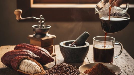 Blog Post: how to make cacao powder - Professional illustration