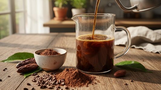 Blog Post: is raw cacao good for you - Professional illustration