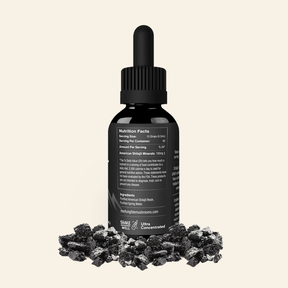 SHILAJIT - Pure American Shilajit Tincture